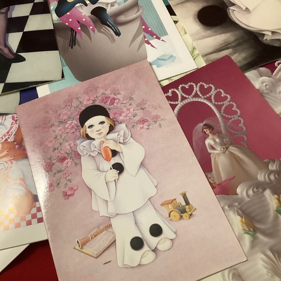 Vintage greetings cards No matching envelopes mostly blank or English message - Picture 4 of 11